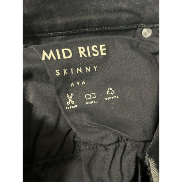 LUCKY BRAND New Women Jeans Ava Mid Rise Skinny in Black size 12/31 - Picture 6 of 15